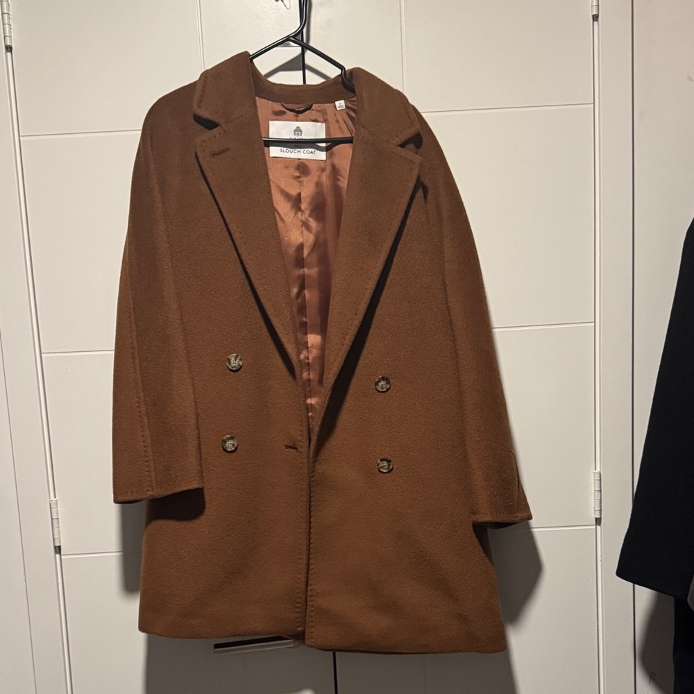 Babaton - The Slouch™ Coat Mid (Camel colour) - SIZE SMALL